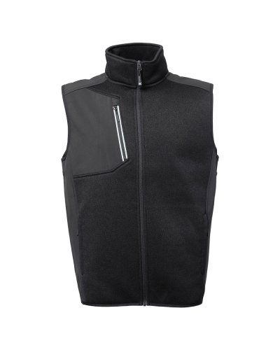 Gilet in tessuto impermeabile e traspirante a 3 strati Treviri Black
