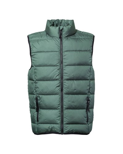 Gilet in nylon 400 D Gand Green