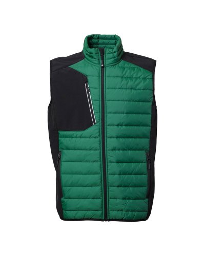 Gilet in tessuto composito Coblenza Man Green