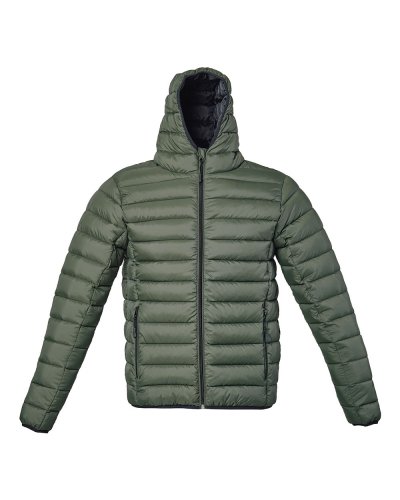 Giubbino morbido e lucido Berlin Man Army Green
