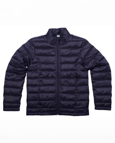 Piumino a trapunte orizzontali Sierra Navy