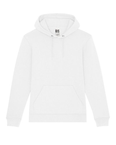 Felpa con cappuccio a doppio strato Pepper White