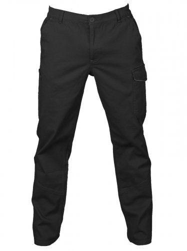 Pantalone multitasche elasticizzato Power Black