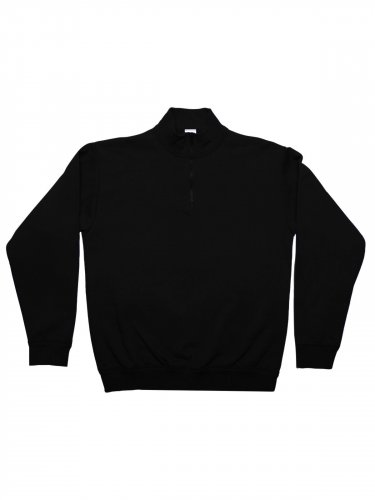Felpa mezza zip Ranger Black