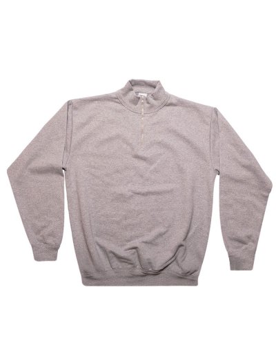 Felpa mezza zip Ranger Grey heather