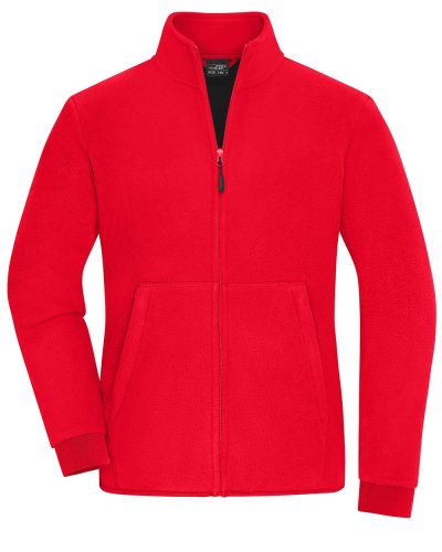 Pile da donna a 2 strati James & Nicholson Red/Black