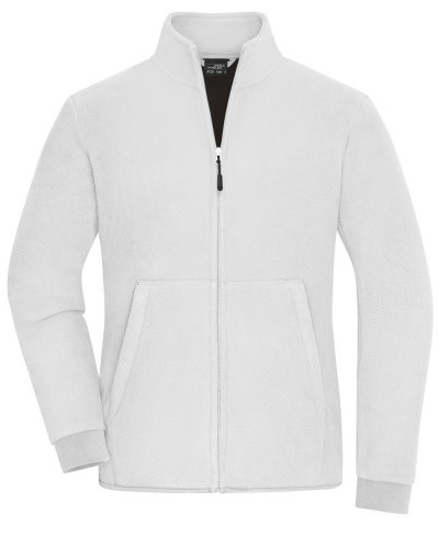Pile da donna a 2 strati James & Nicholson White/dark-grey