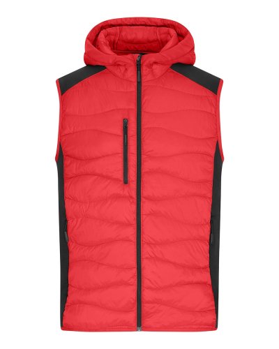 Men's Hybrid Vest Red/Black