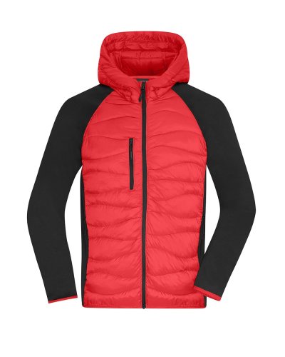 Men's Hybrid Jacket Red/Black