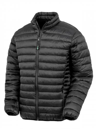 Recycled padded jacket Black