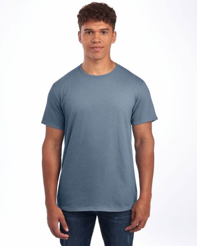 Essential Cotton T Mineral Blue