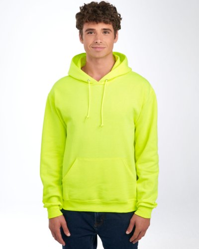 Nublend Hooded Sweatshirt Safety Green