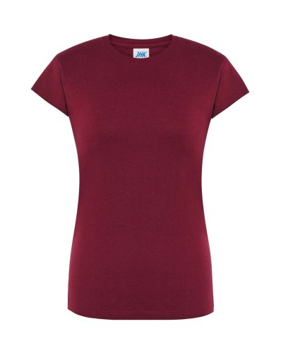 T-shirt donna manica corta regular Burgundy