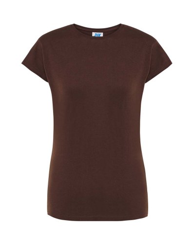 T-shirt donna manica corta regular Chocolate