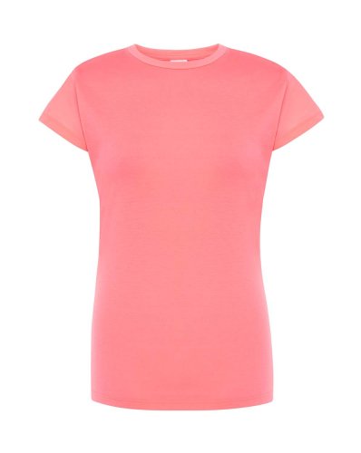T-shirt donna manica corta regular Fucsia Fluor