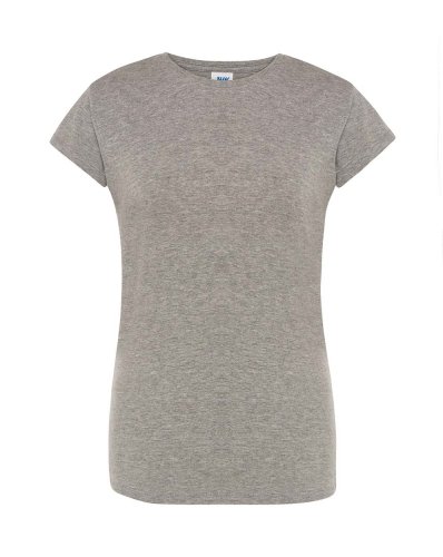 T-shirt donna manica corta regular Grey Melange