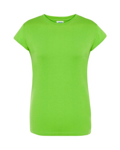 T-shirt donna manica corta regular Lime