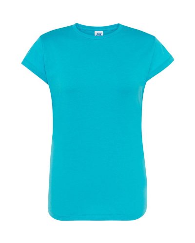 T-shirt donna manica corta regular Turquoise