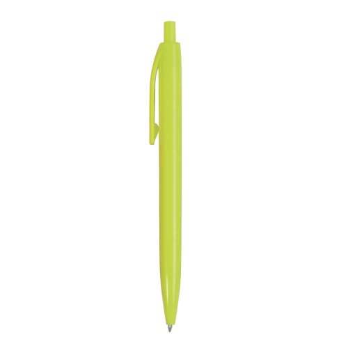Penna a scatto in plastica colorata Giallo - Refill Nero