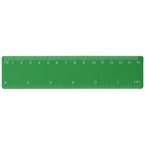 Righello Rothko 15 cm plastica flessibile trasparente con doppia scala