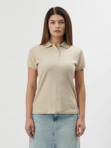 Polo donna manica corta cotone piqué regular fit