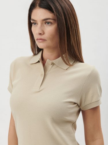 Polo donna manica corta cotone piqué regular fit