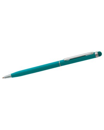 Penna Irina in alluminio blu, capacitiva touch, 13,4 cm