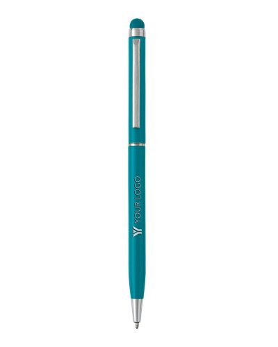 Penna Irina in alluminio blu, capacitiva touch, 13,4 cm