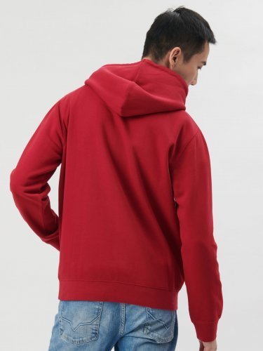 Felpa Pepper unisex doppio strato cotone bio, cappuccio, no label