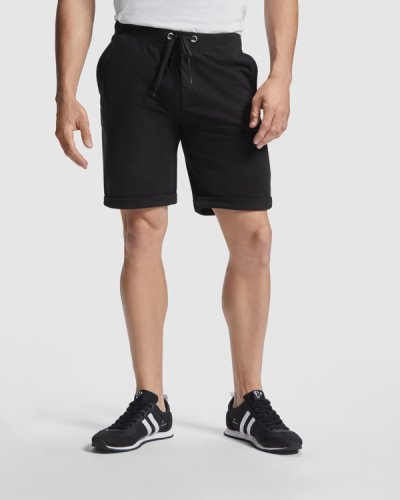 Pantaloncini sportivi Spiro uomo cotone poliestere tasche zip