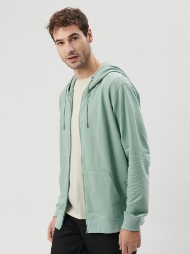 Felpa Berry con cappuccio e zip , cotone 80%, regular fit