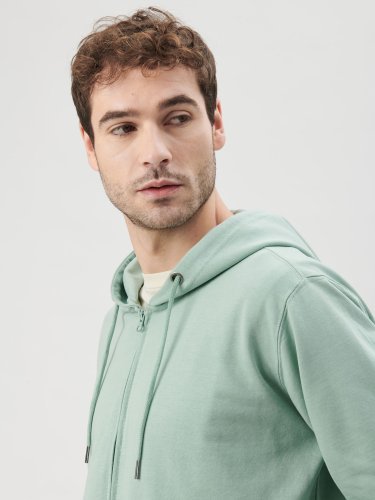 Felpa Berry con cappuccio e zip , cotone 80%, regular fit
