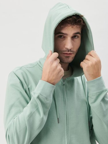 Felpa Berry con cappuccio e zip , cotone 80%, regular fit