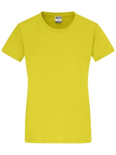 Damen Slim Fit T-Shirt 100% Baumwolle, Rundhalsausschnitt