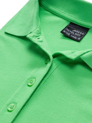 Polo donna James & Nicholson in piqué elasticizzato, manica corta