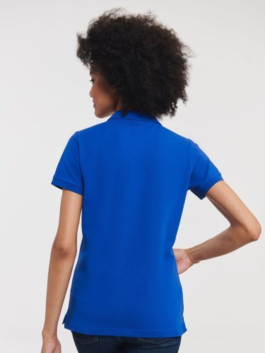 Polo Donna Slim Tailored Stretch, Cotone ed Elastan