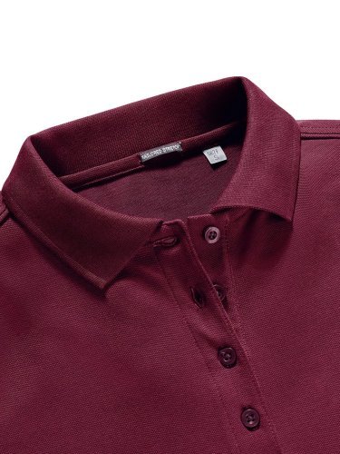 Polo Donna Slim Tailored Stretch, Cotone ed Elastan