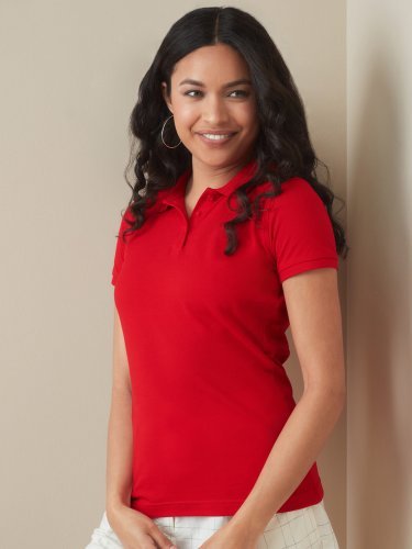 Polo Donna Lux  100% Cotone, 180g/m², Vestibilità Femminile