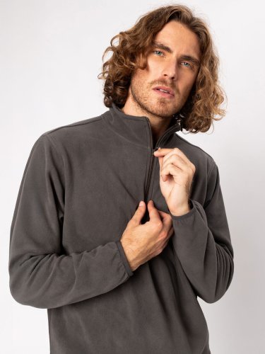 Forro polar Polaris de media cremallera para hombre, cálido, anti-pill