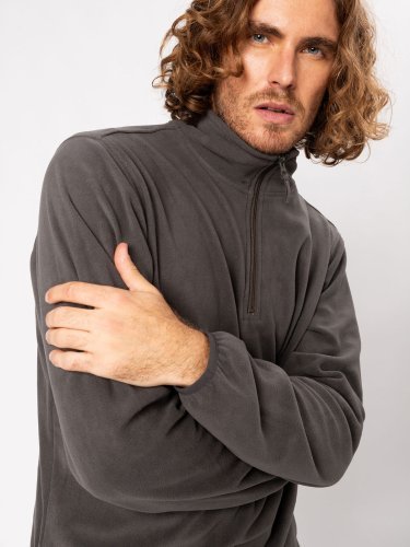 Forro polar Polaris de media cremallera para hombre, cálido, anti-pill
