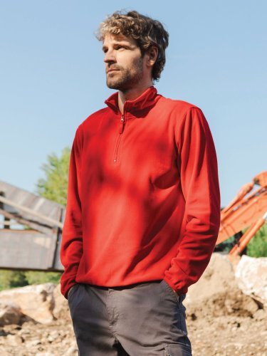 Forro polar Polaris de media cremallera para hombre, cálido, anti-pill