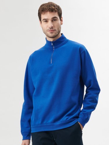Sweatshirt Ranger demi-zip pour homme, coton recyclé, fabriqué en Ital