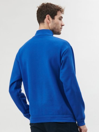 Sweatshirt Ranger demi-zip pour homme, coton recyclé, fabriqué en Ital