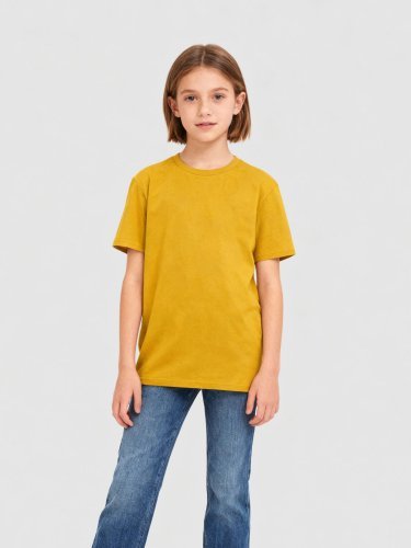Camiseta infantil Moon 100% Algodón Orgánico, corte medio