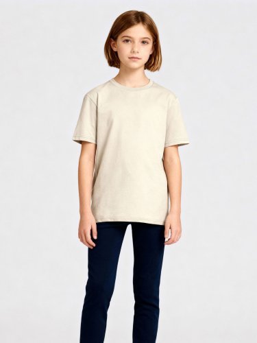 Camiseta infantil Moon 100% Algodón Orgánico, corte medio
