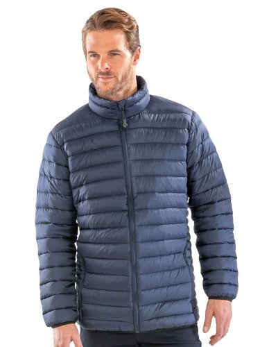Chaquetón ecológico para hombre de nylon reciclado, impermeable