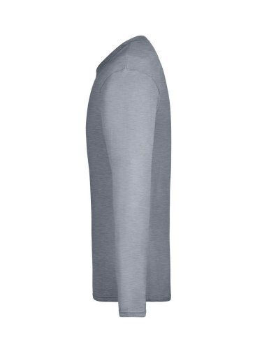 Herren langärmliges Baumwoll-T-Shirt 150g, regular fit, Reißverschluss