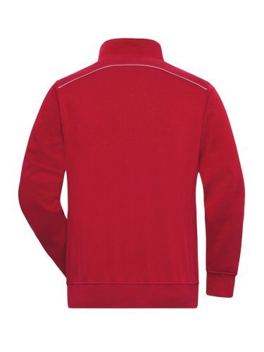 Arbeits-Solid-Halb-Zip-Sweatshirt aus Baumwolle/Polyester, waschbar be