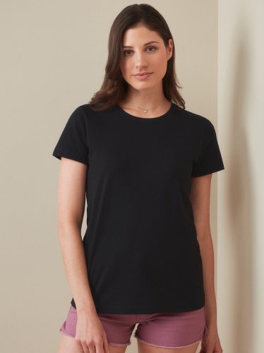 Camiseta de mujer Kariban 185g, algodón ring spun, corte regular,