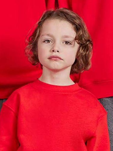 Sweat à capuche pour enfants avec fermeture éclair, en coton à 80%, coupe classique
